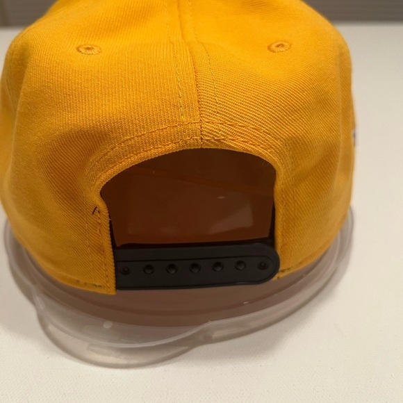 Men's Fanatics Gold/Navy Nashville‎ Predators Iconic Color Blocked Snapback Hat - Picture 3 of 9